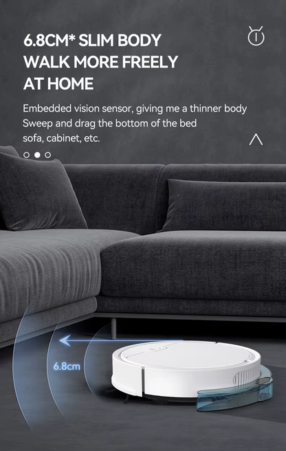 Syvoro TriSweep™ 3-in-1 Smart Robot Vacuum & Mop – Deep Clean for Every Floor