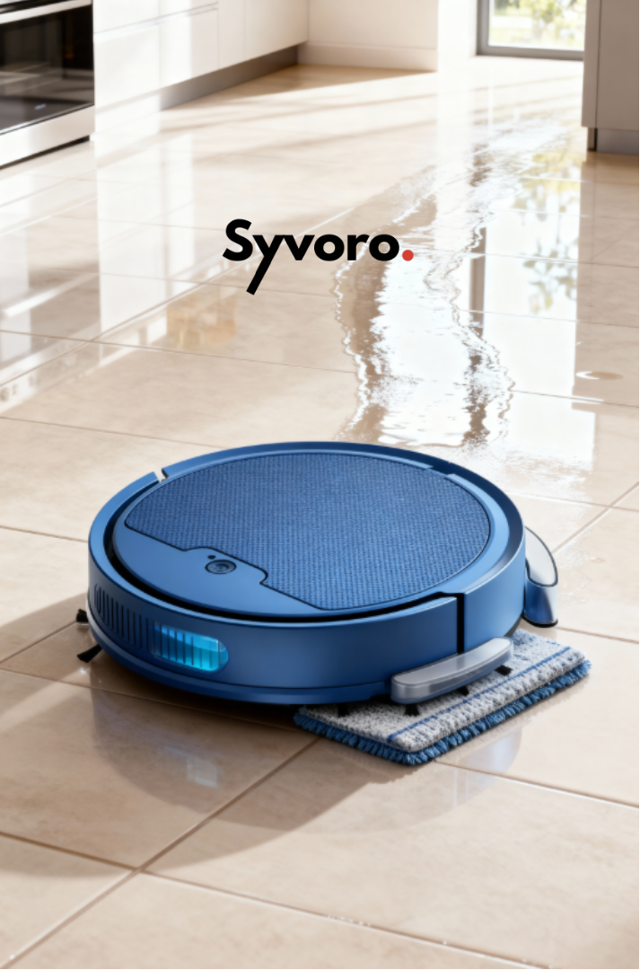Syvoro TriSweep™ 3-in-1 Smart Robot Vacuum & Mop – Deep Clean for Every Floor