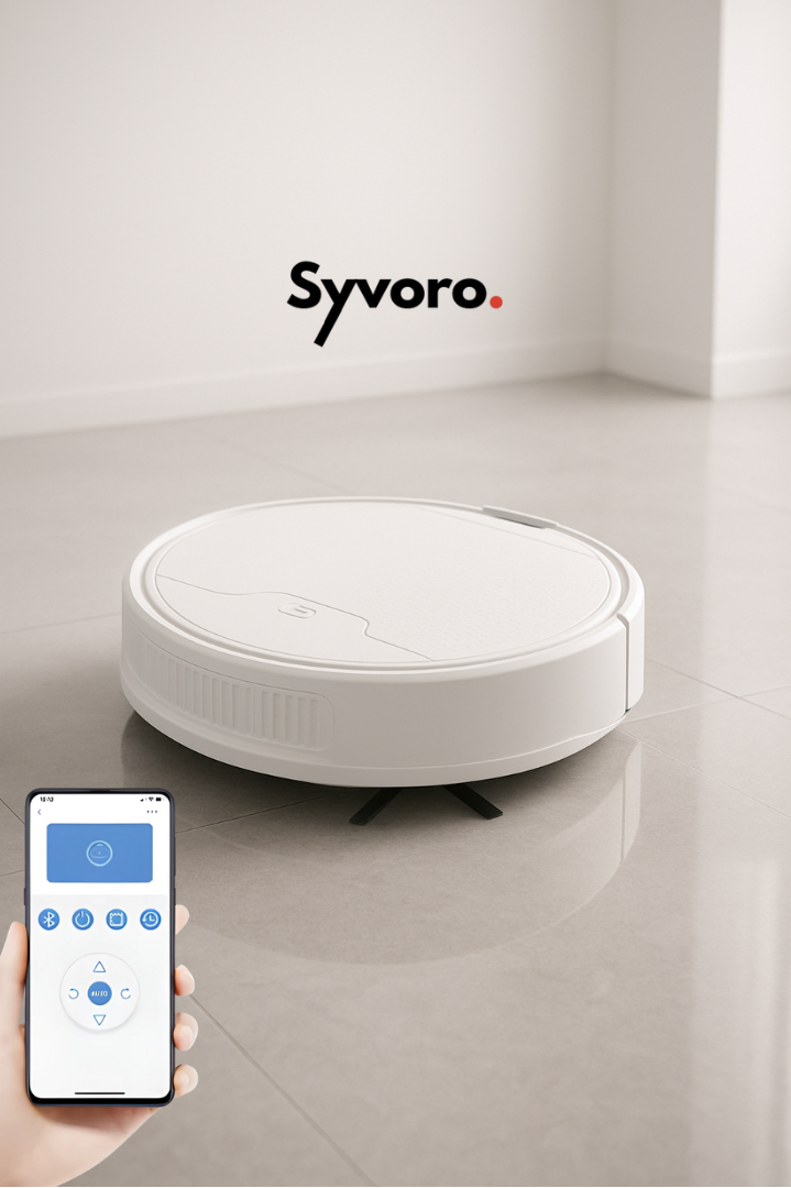 Syvoro TriSweep™ 3-in-1 Smart Robot Vacuum & Mop – Deep Clean for Every Floor